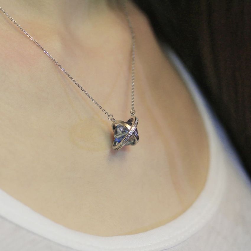 The Planet 紫水晶頸鏈