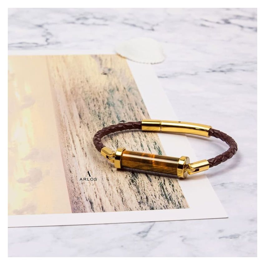 黃虎眼CC皮繩 (單圈)