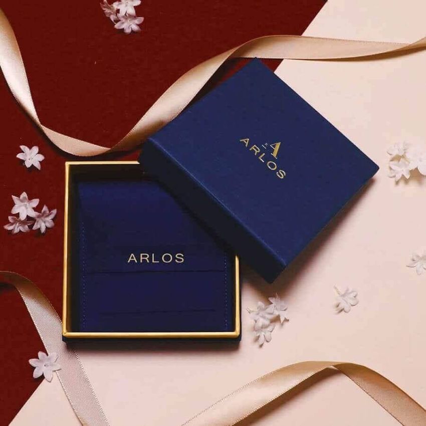 L'amour 浪漫玫瑰珍珠項鏈 (白金色)