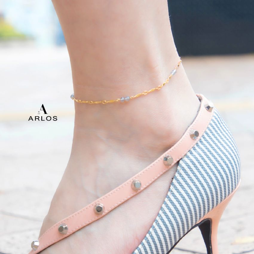 Rila 鑽石腳鏈 (四月誕生石)