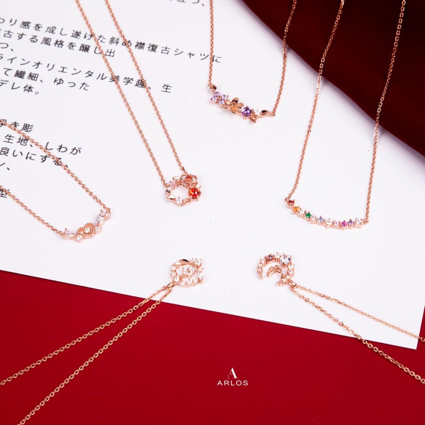 L'amour 彩虹微笑頸鏈