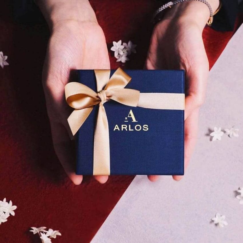 Dora 幸運四葉草腳鏈 (白金色)