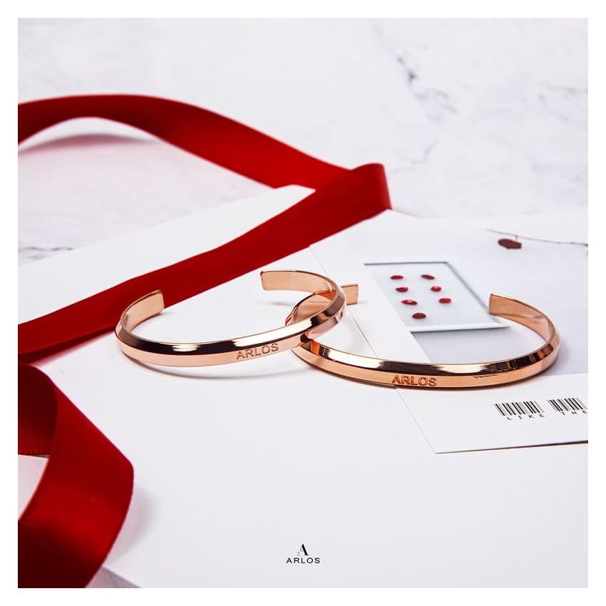 ARLOS 經典手鐲 (玫瑰金)