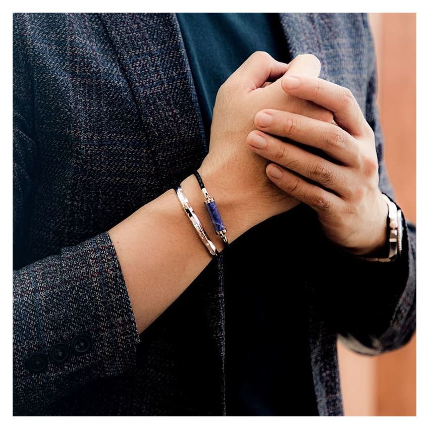 ARLOS 經典手鐲 (白金色)