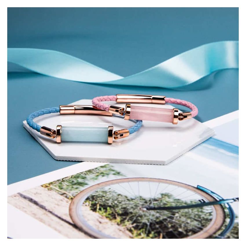 海藍寶CC皮繩 (單圈)