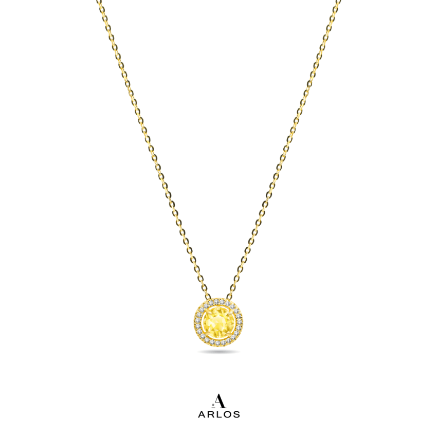 Cavalli 誕生石頸鏈 - 金色