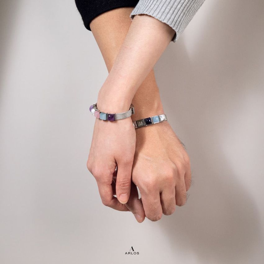 MIY 精鋼手帶 (白金色)