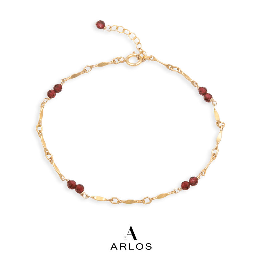 Rila 石榴石手鏈 (一月誕生石)