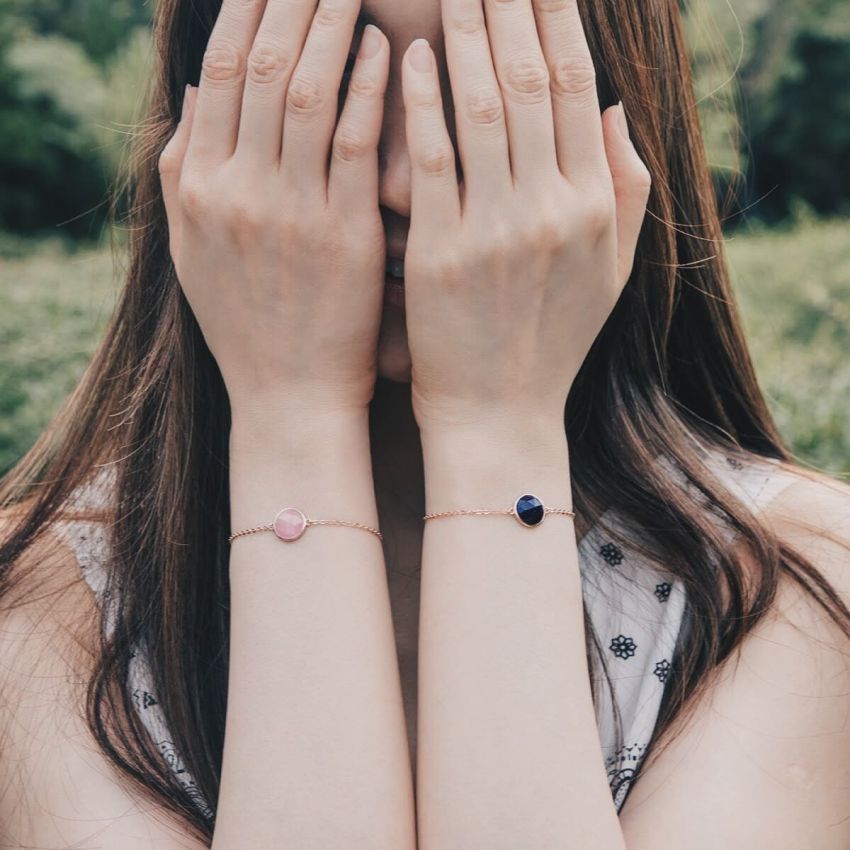 Ariel 黑曜石手鏈