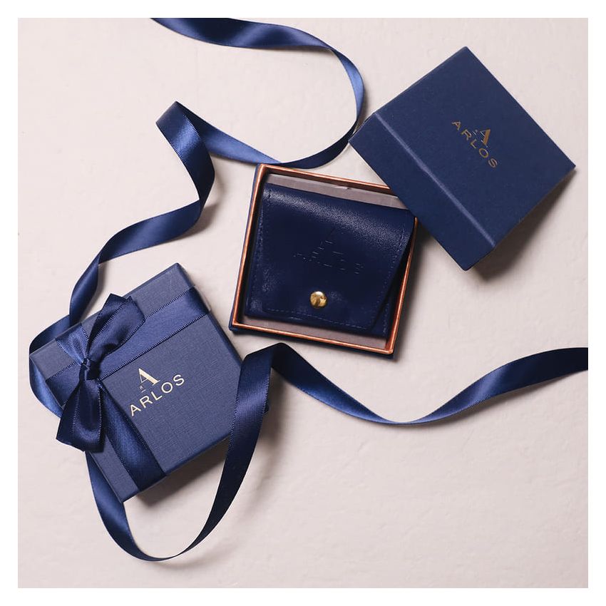 藍紋石CC皮繩 (雙圈)