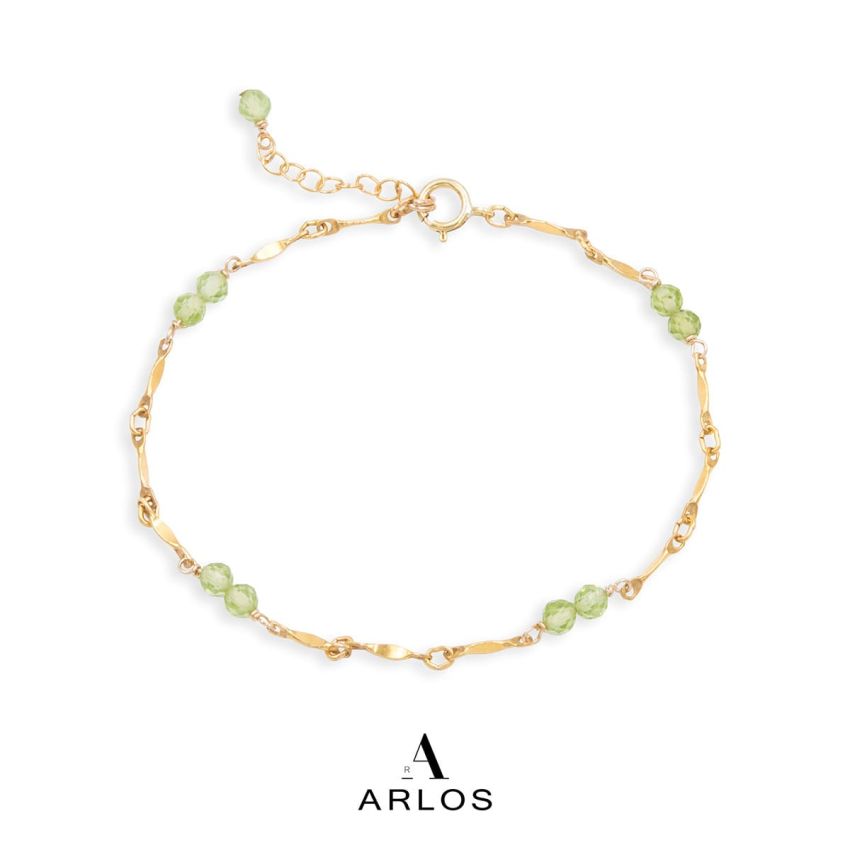 Rila 橄欖石腳鏈 (八月誕生石)