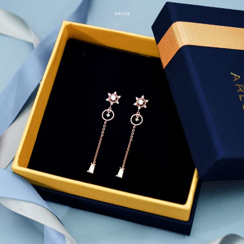 Aloha 冬日冰雪氣質耳環 