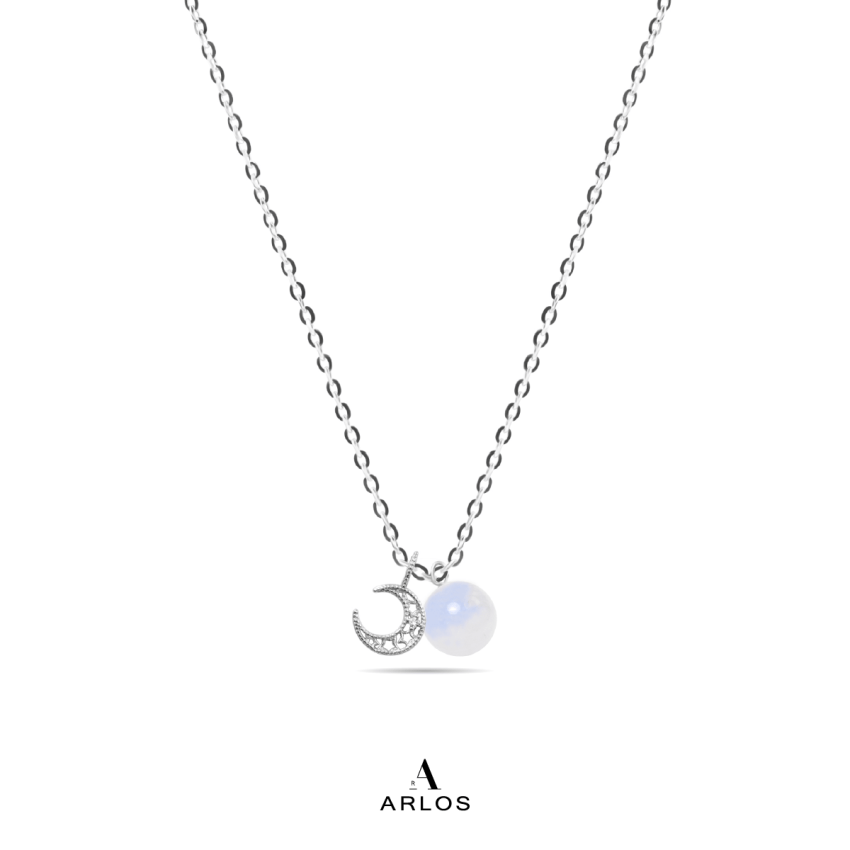 The Moon 月亮石頸鏈