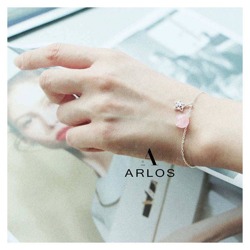 Shinning Star 粉晶手鏈