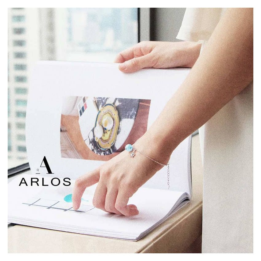 Shinning Star 藍爆花晶手鏈