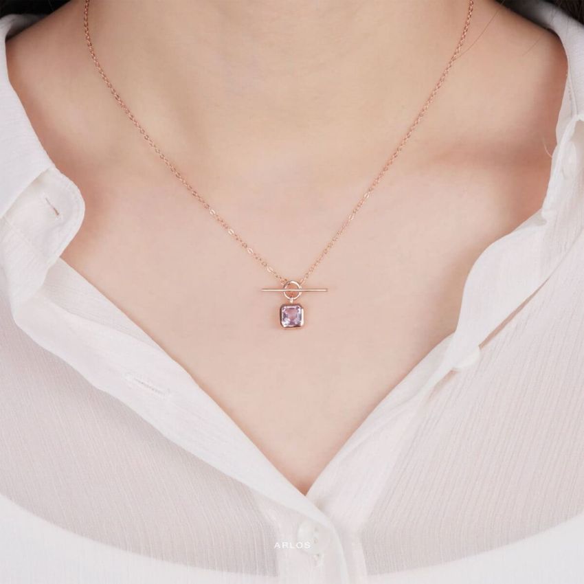 Adora 薰衣草紫水晶個性頸鏈