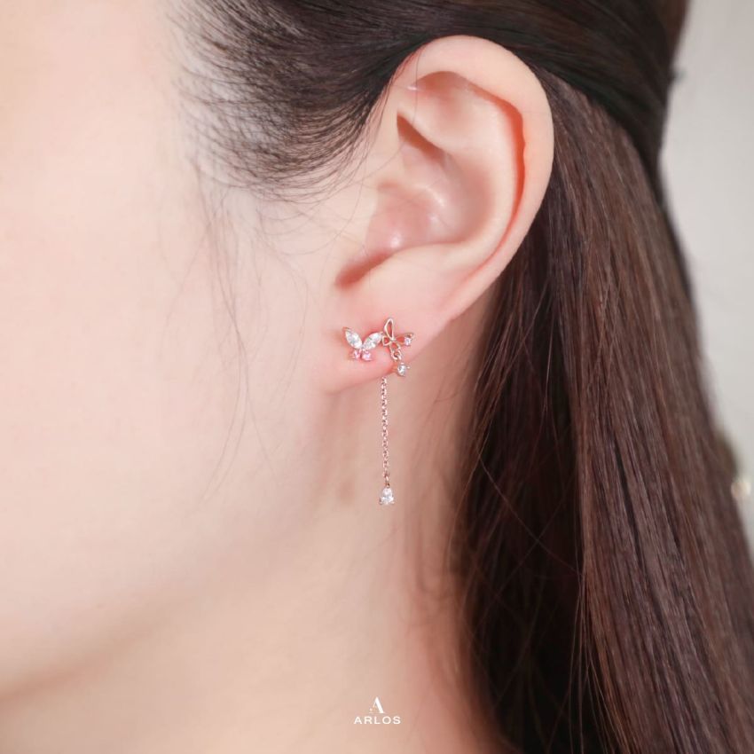 Aloha 優雅蝴蝶耳環