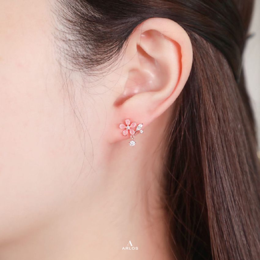 Aloha 浪漫櫻花耳環