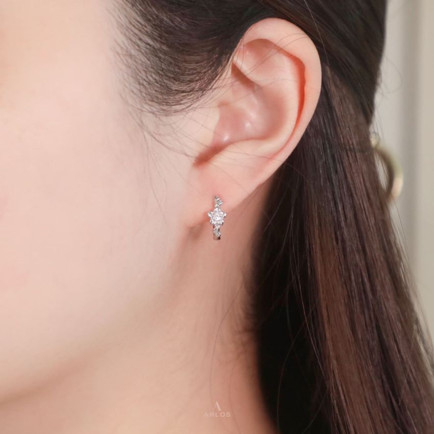 Aloha 春日花圈耳環