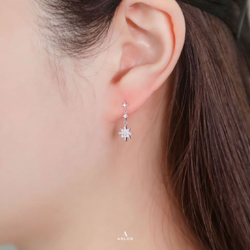 Aloha 閃爍星月耳環