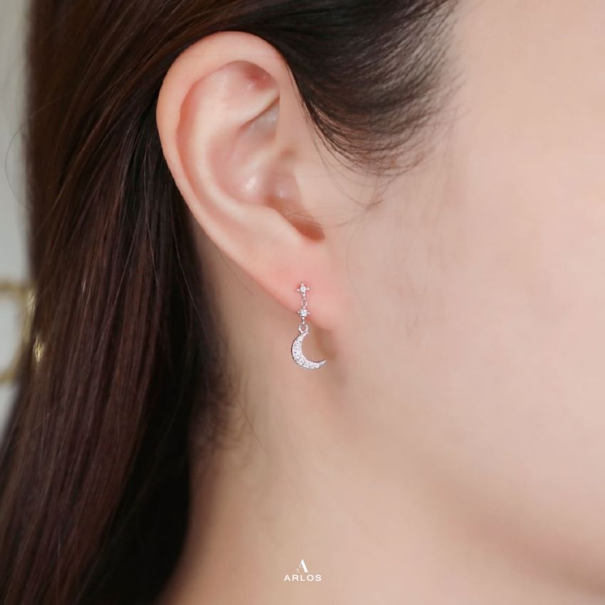 Aloha 閃爍星月耳環