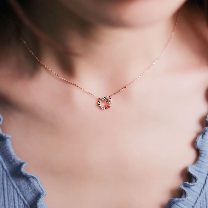 L'amour 浪漫玫瑰頸鏈