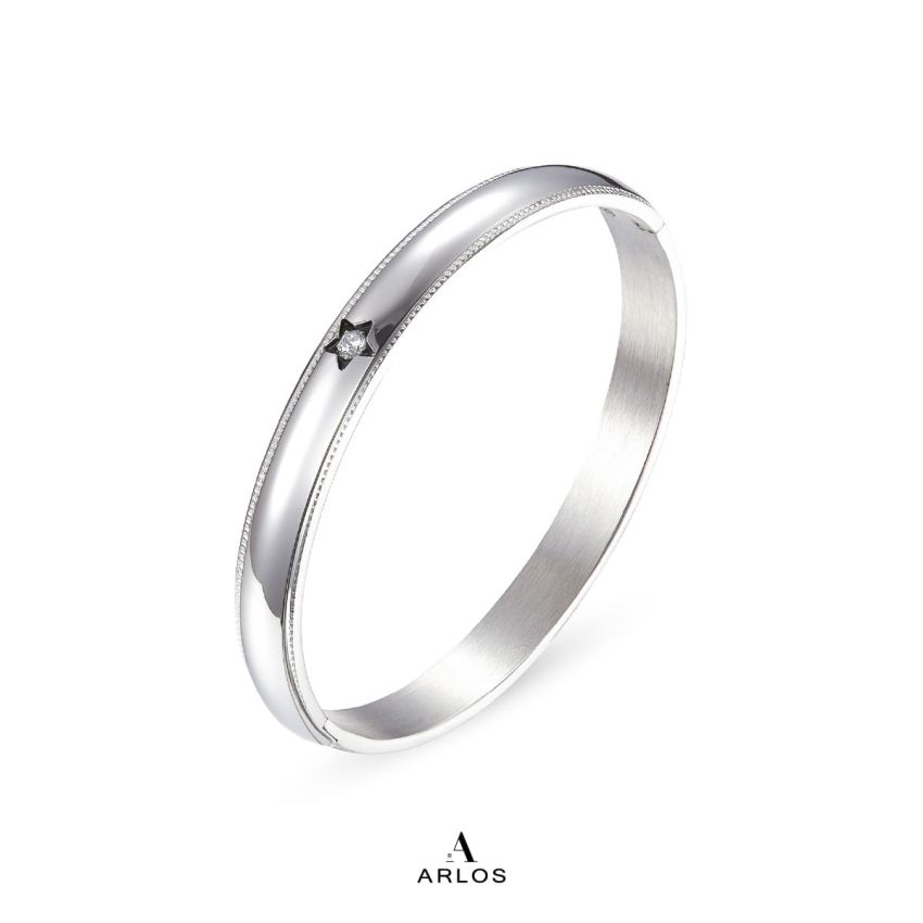 Éternel 個性星形手鐲 (白金色)