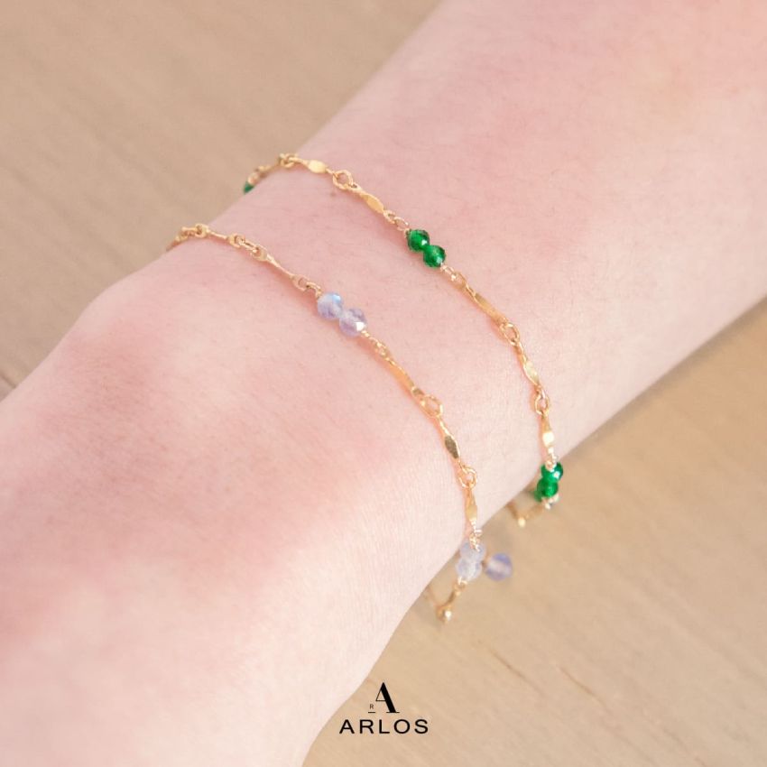 Rila 綠寶石手鏈 (五月誕生石)