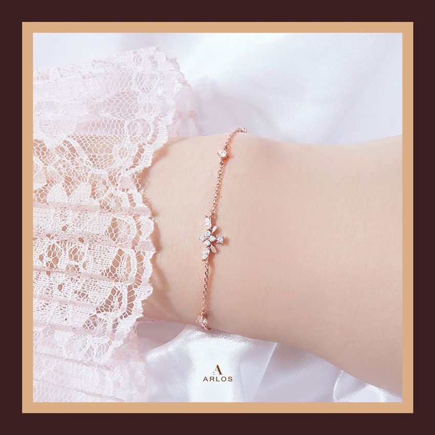 L'amour 花園手鏈 (玫瑰金)