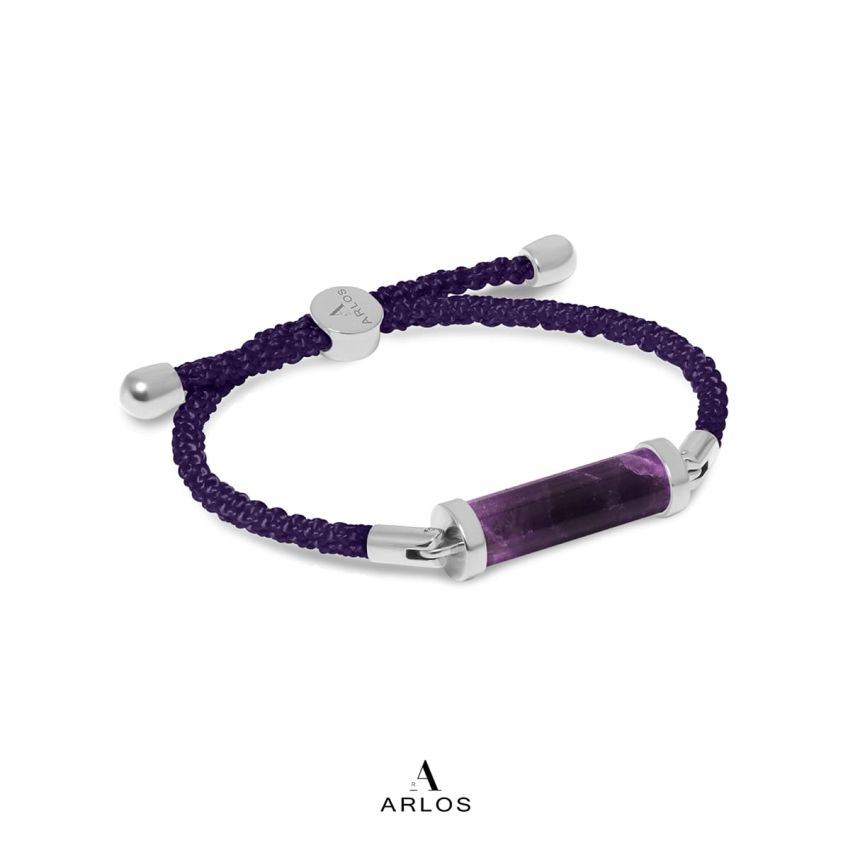 紫水晶CC編織手繩 (左右索)