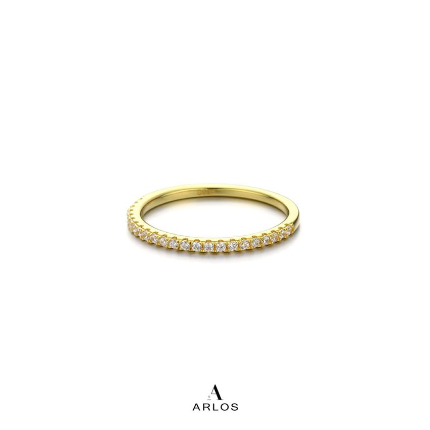 閃爍經典戒指 - 金