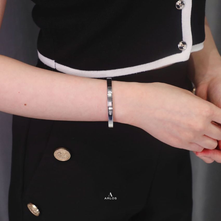 Éternel 個性手鐲 (白金色)