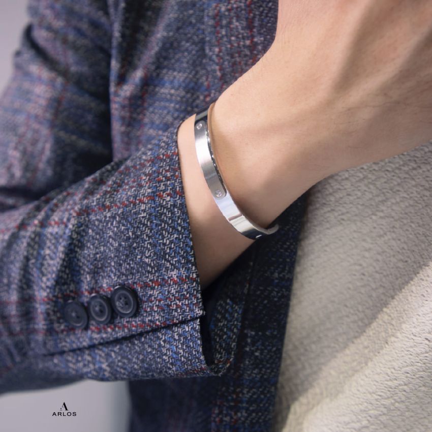 Éternel 個性手鐲 (白金色)