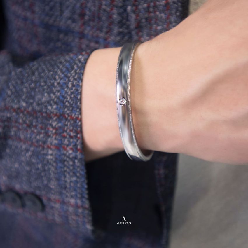 Éternel 個性星形手鐲 (白金色)