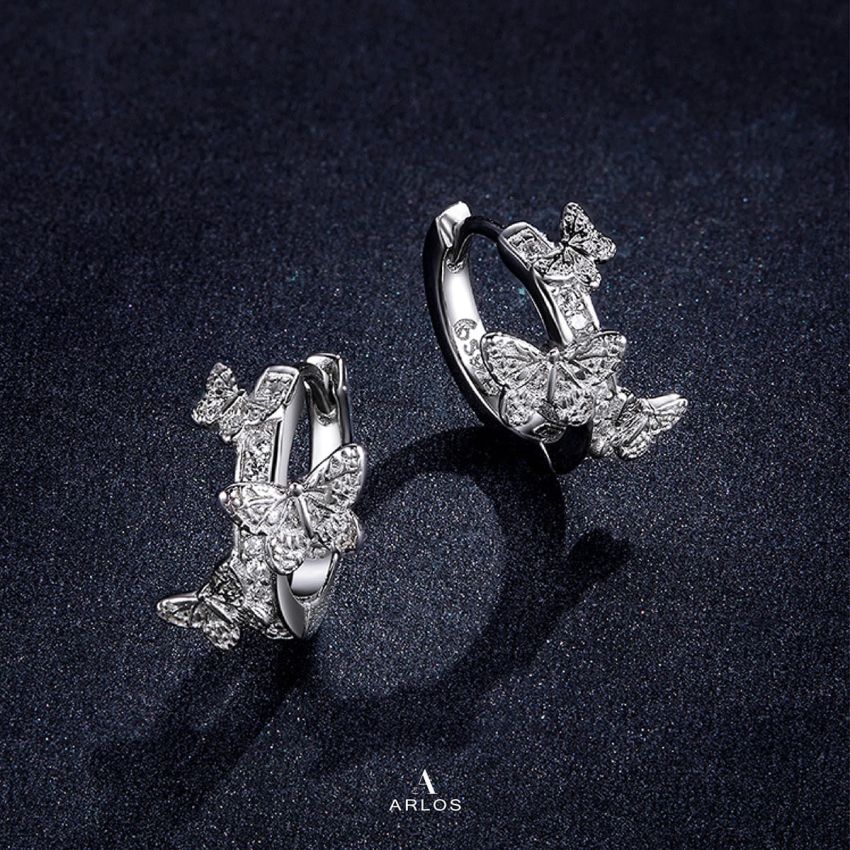 Aloha 閃爍蝴蝶耳環