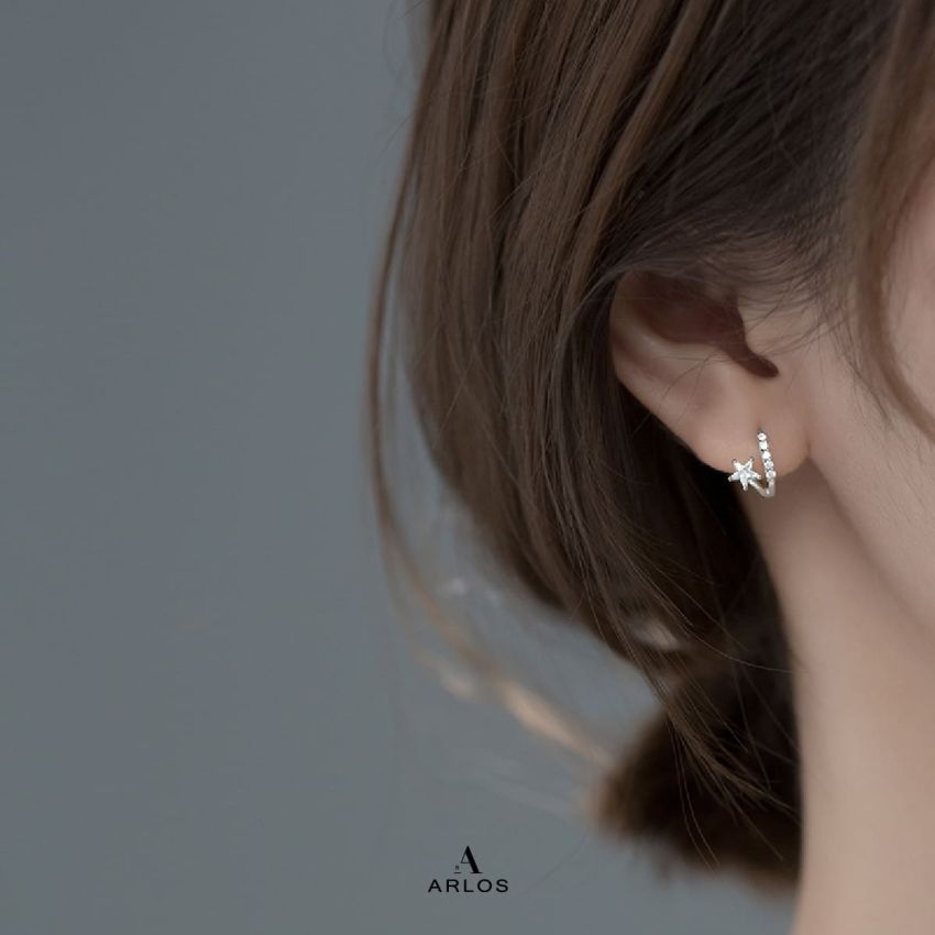 Aloha 閃爍流星耳環