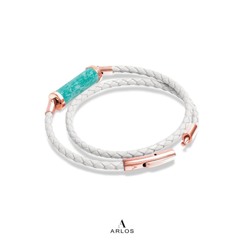 亞馬遜石CC皮繩 (雙圈)