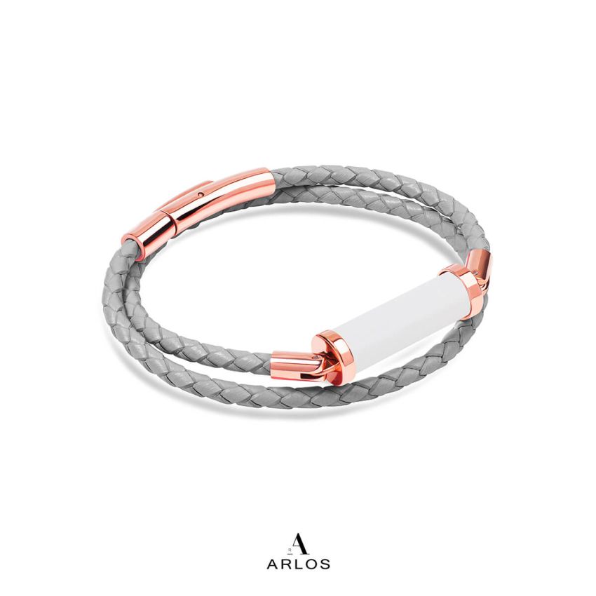 白玉CC皮繩 (雙圈)