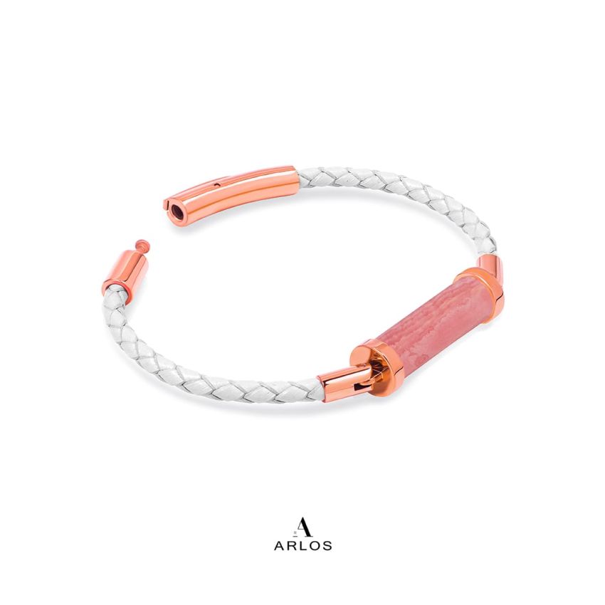 紅紋石CC皮繩 (單圈)