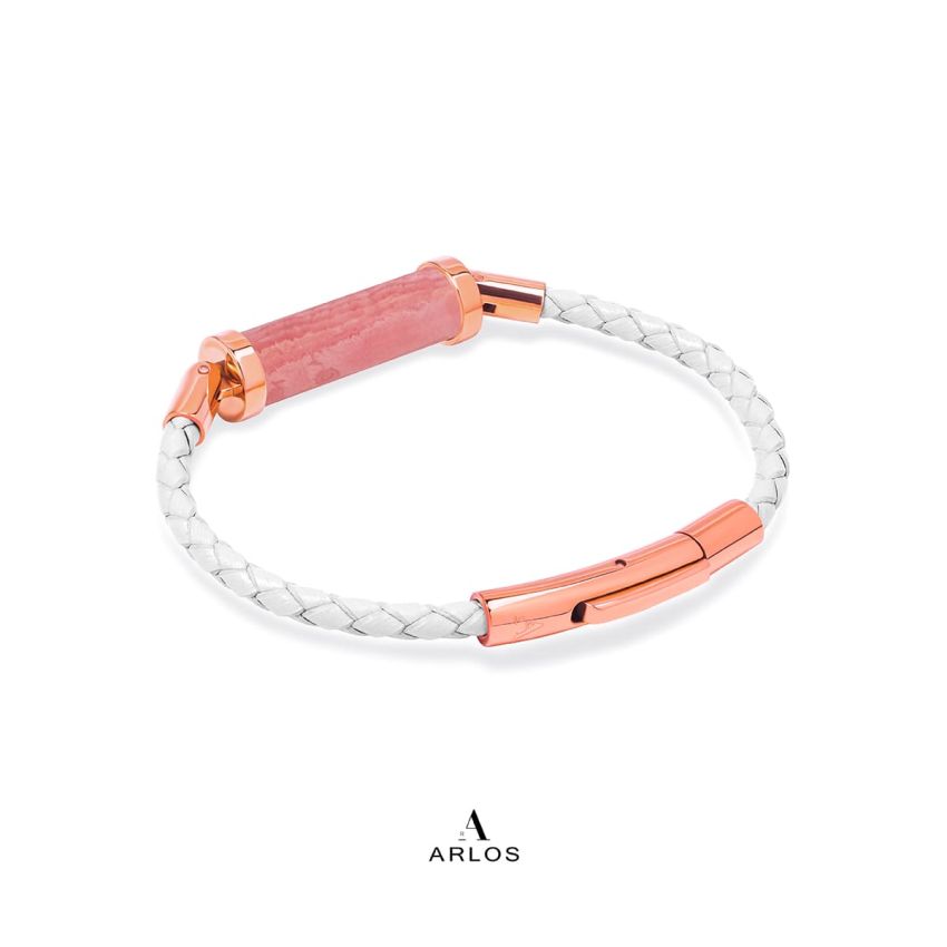 紅紋石CC皮繩 (單圈)