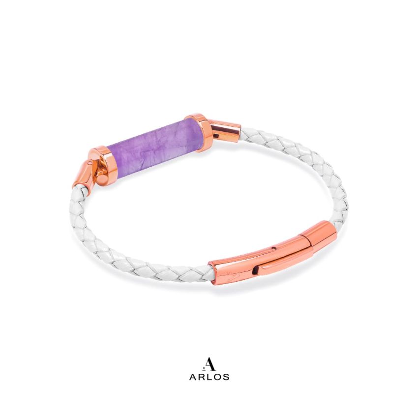 薰衣草紫水晶CC皮繩 (單圈)