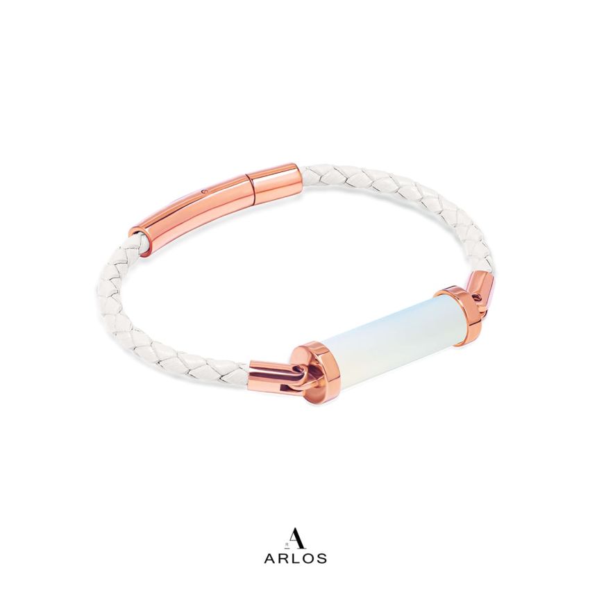 蛋白石CC皮繩 (單圈)