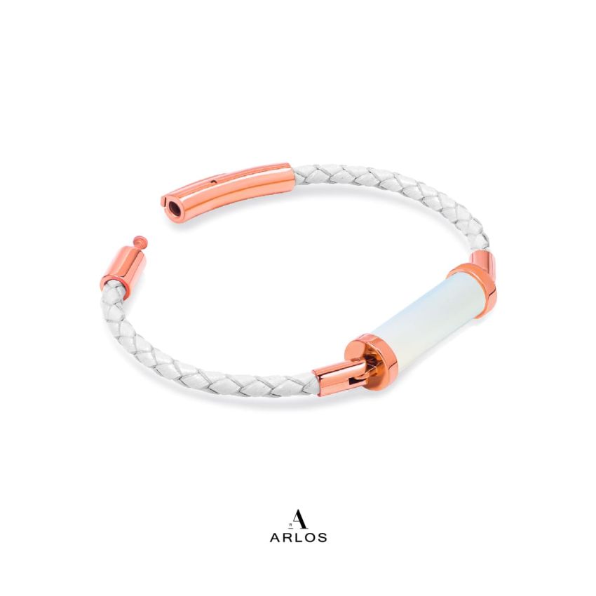 蛋白石CC皮繩 (單圈)