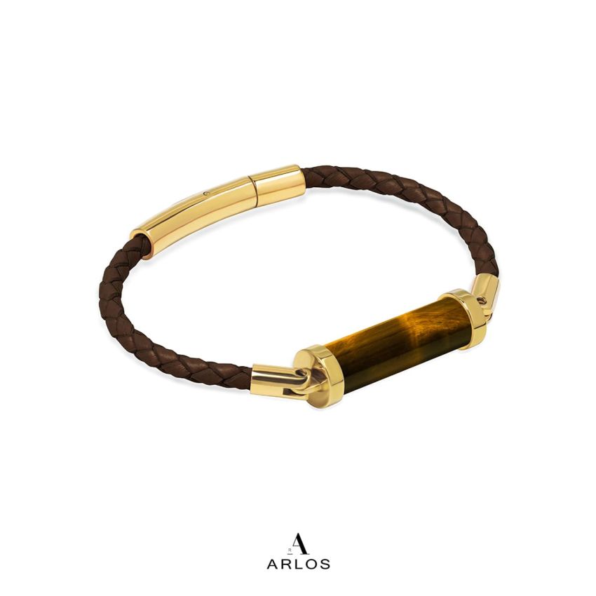 黃虎眼CC皮繩 (單圈)