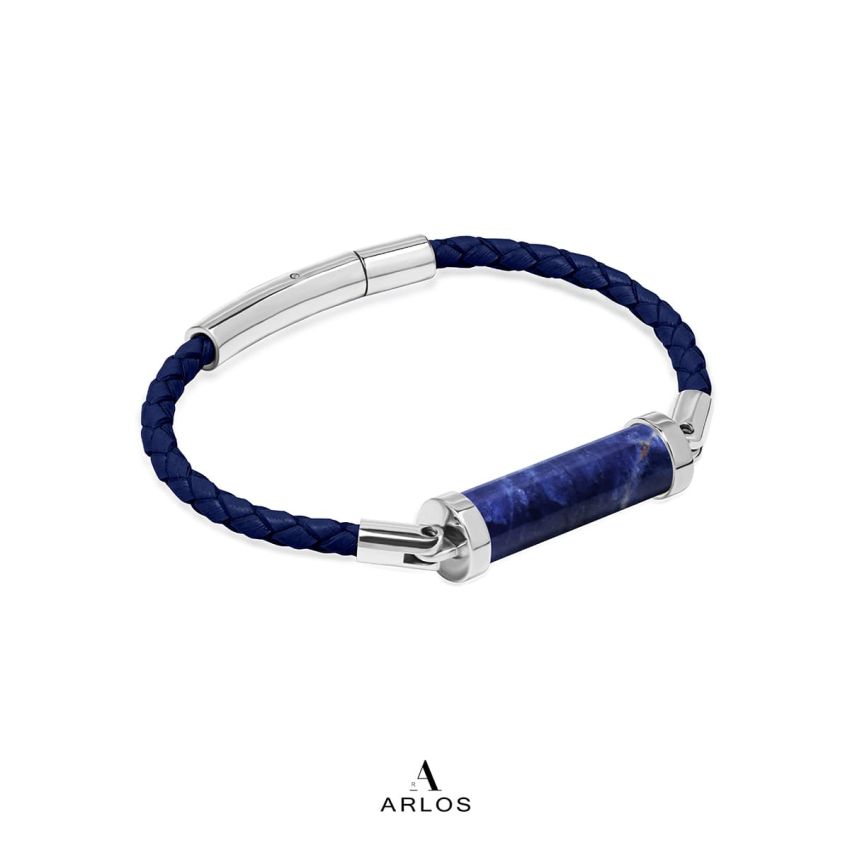 藍紋石CC皮繩 (單圈)