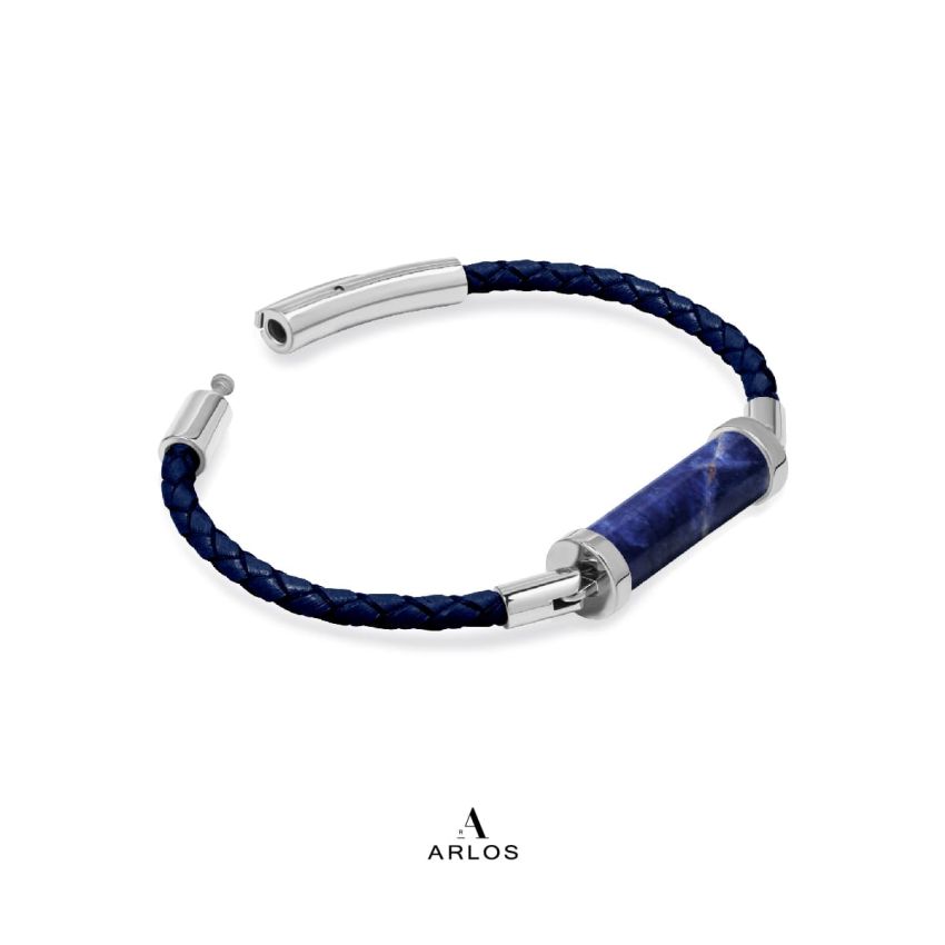 藍紋石CC皮繩 (單圈)