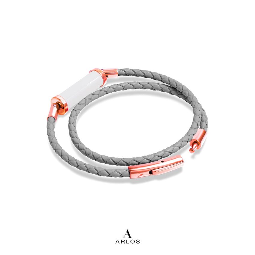 白玉CC皮繩 (雙圈)