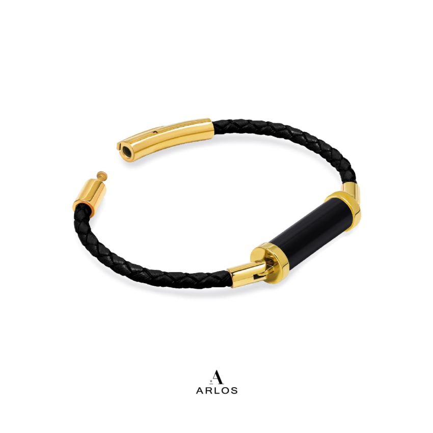 黑曜石CC皮繩 (單圈)