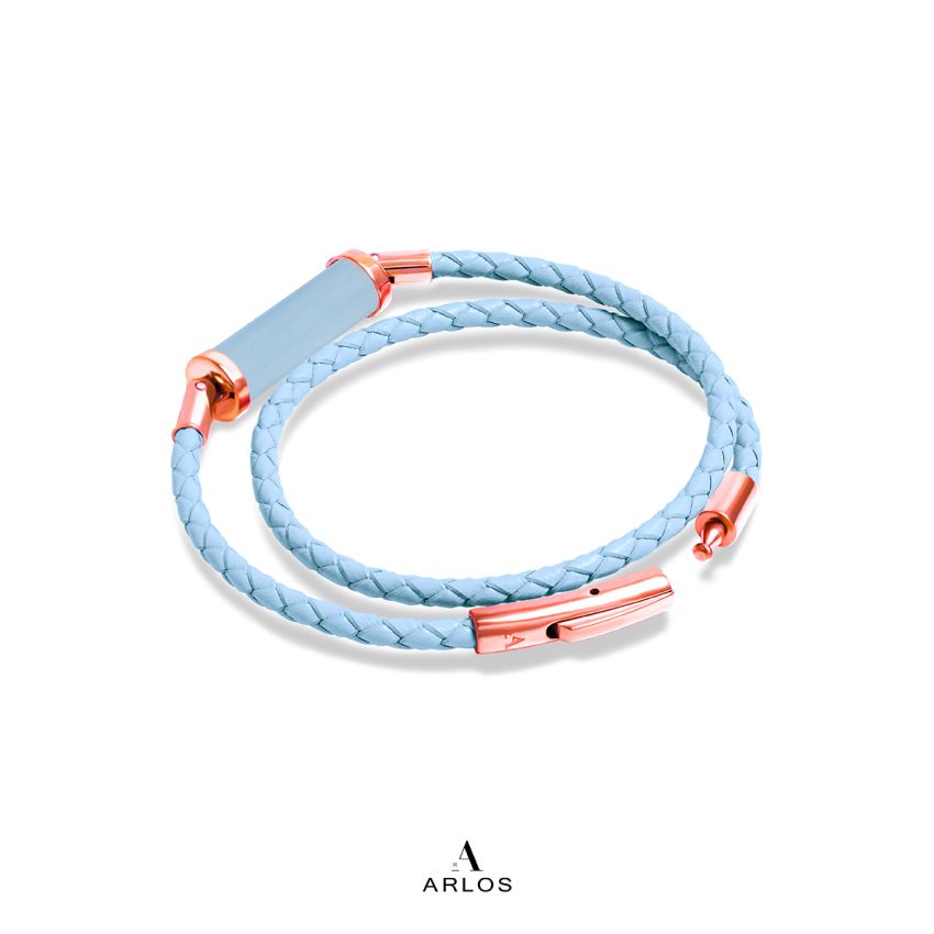 海藍寶CC皮繩 (雙圈)