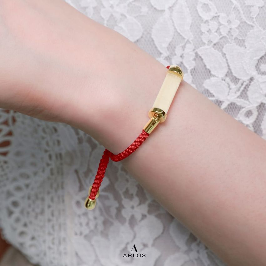 黃電水晶CC編織手繩